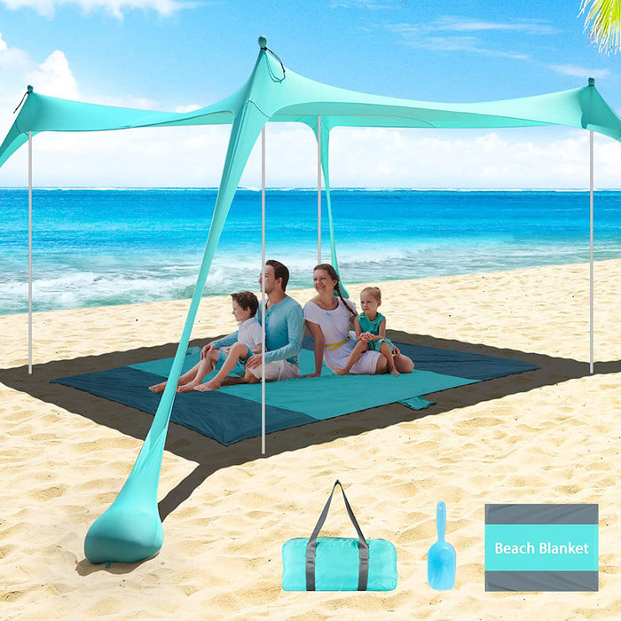 10x10ft Family Beach Sunshade Tent