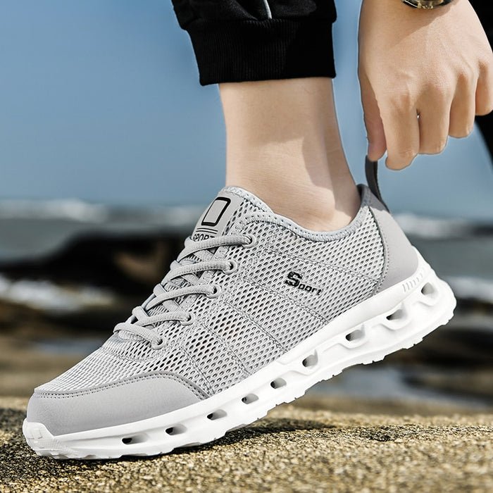 Men Aqua Outdoor Breathable Beach Upstream Shoes