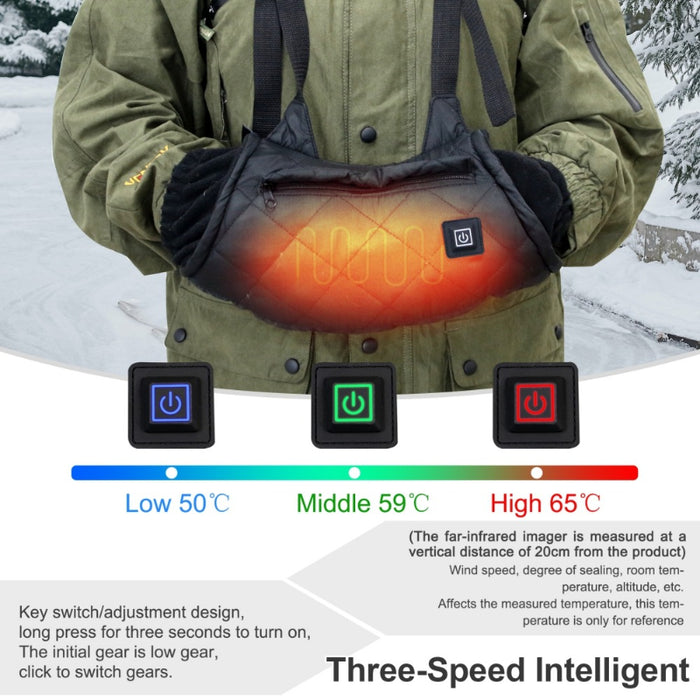 Electric Heated Hand Muff Warmer Pouch Glove