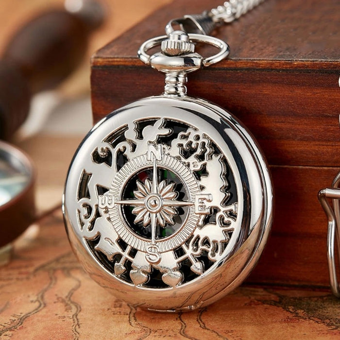 Engrave Pocket Watch Compass