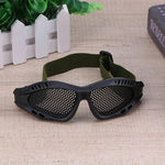Tactical Eyes Protection Metal Mesh Glasses Goggle For Outdoor