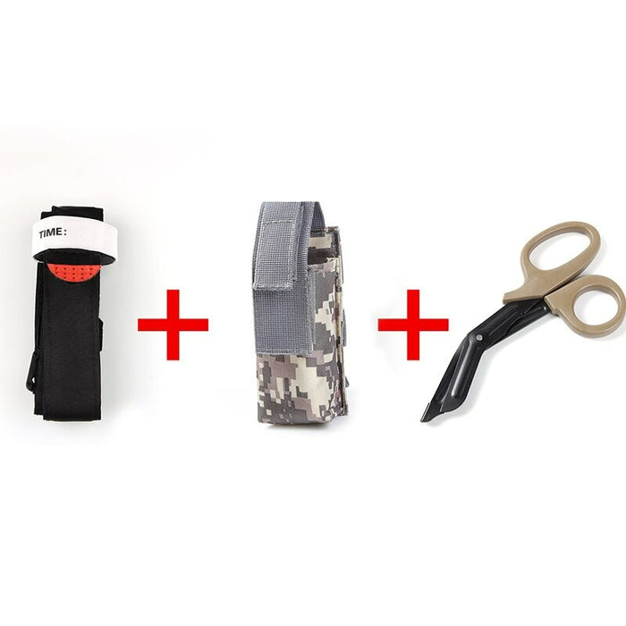 Tactical Survival Kit With Tourniquet And Scissors