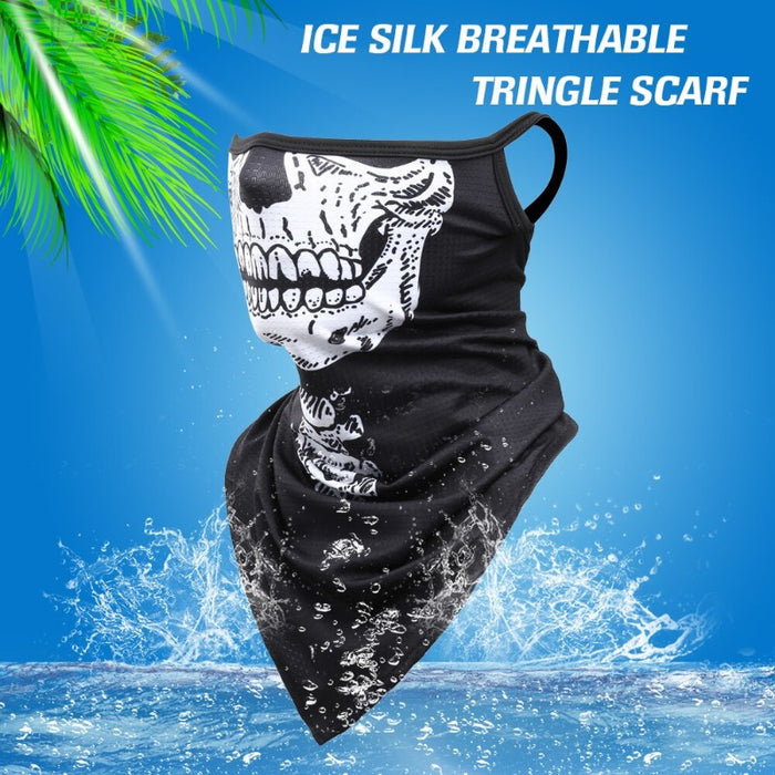 Summer Bandana Triangle Face Mask With Hanging Ears