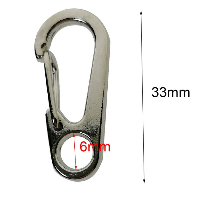 Mini Outdoor Backpack Zinc Alloy Spring Snap Hook