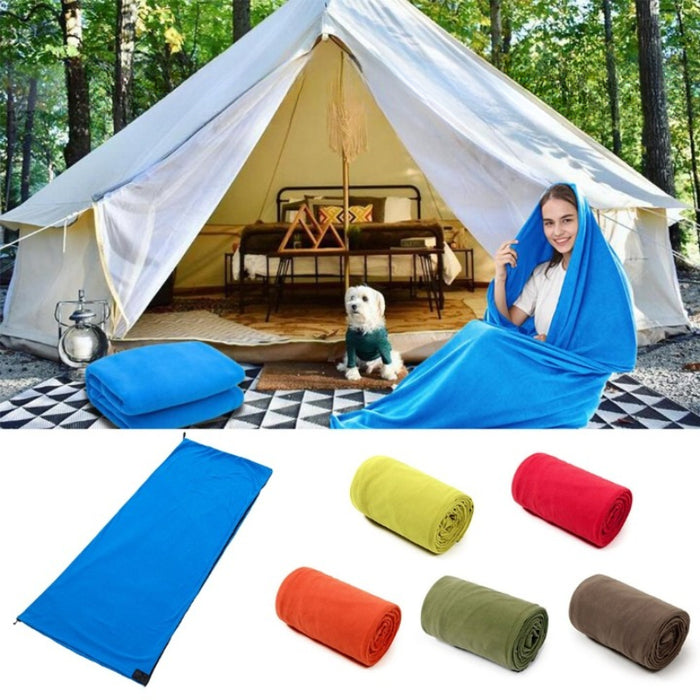 Polar Fleece Sleeping Bag Liners For Outdoor Camp