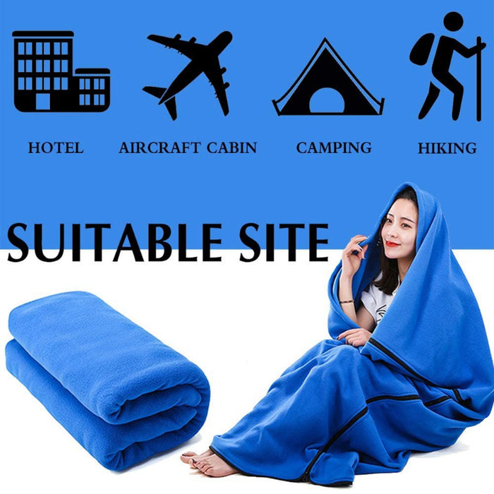 Polar Fleece Sleeping Bag Liners For Outdoor Camp