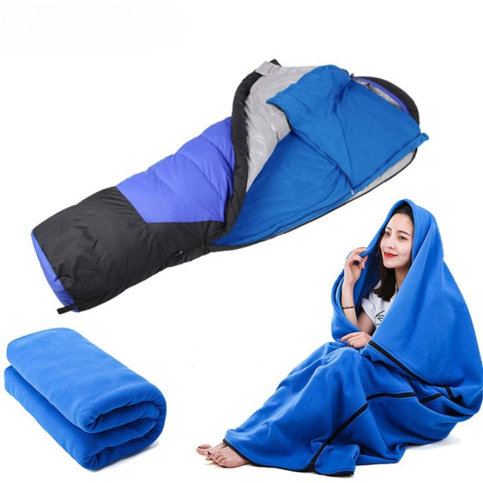 Polar Fleece Sleeping Bag Liners For Outdoor Camp