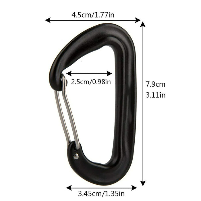 12KN Professional Mountaineering Buckle Hook