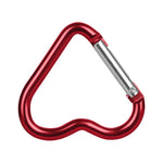 Heart-Shaped Aluminium Key Chain Clip