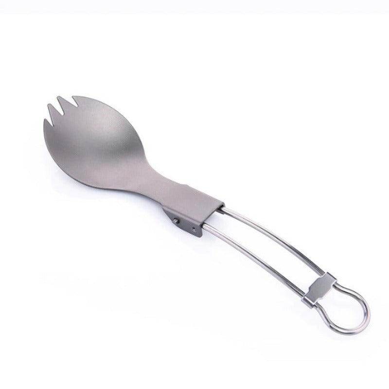 Titanium Spoon And Fork For Camping