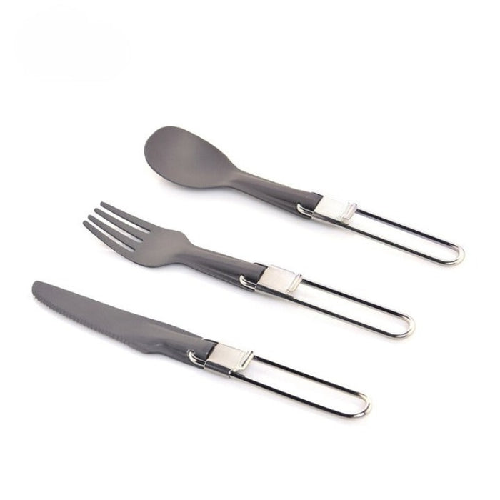 Aluminum Ultralight Camping Cutlery Set
