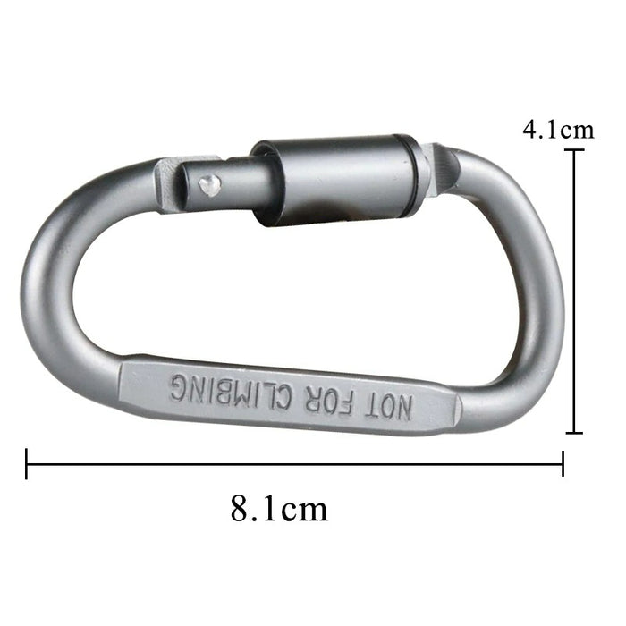 Survival D-Ring Locking Carabiner Clip