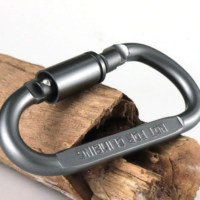 Survival D-Ring Locking Carabiner Clip