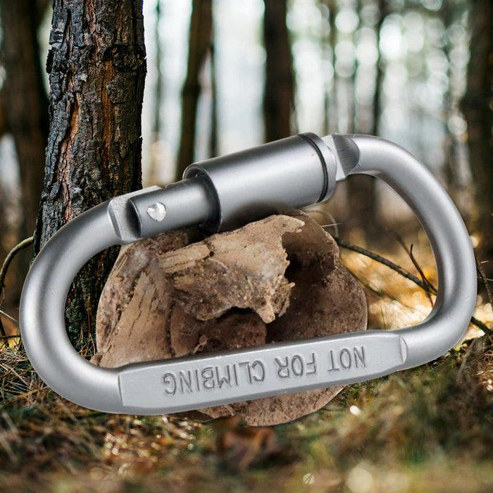 Survival D-Ring Locking Carabiner Clip