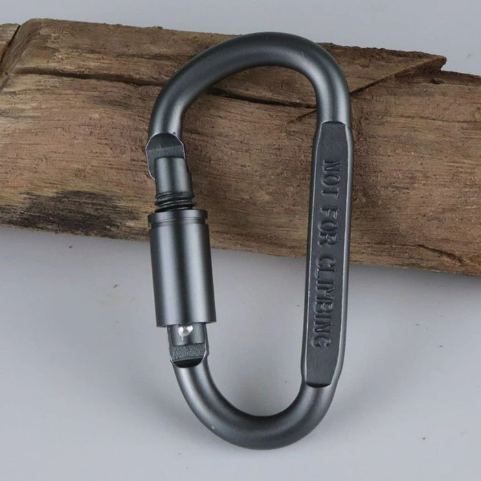 Survival D-Ring Locking Carabiner Clip