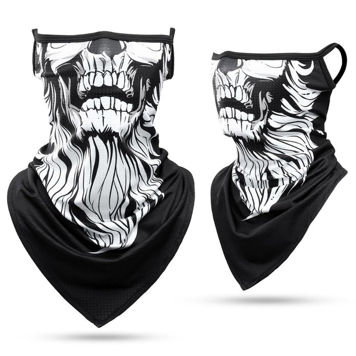 Summer Bandana Triangle Face Mask With Hanging Ears