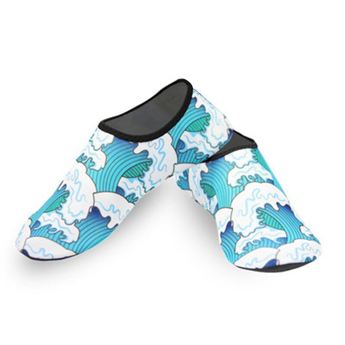 Printed Thin Multi Prints Anti Slip Upstream Shoes