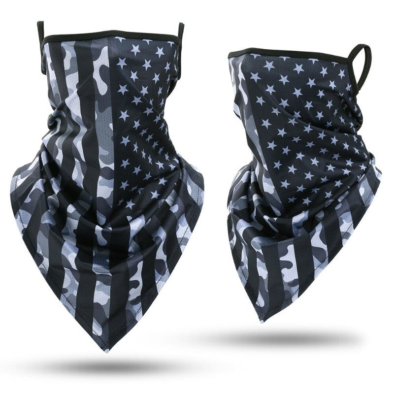 Summer Bandana Triangle Face Mask With Hanging Ears