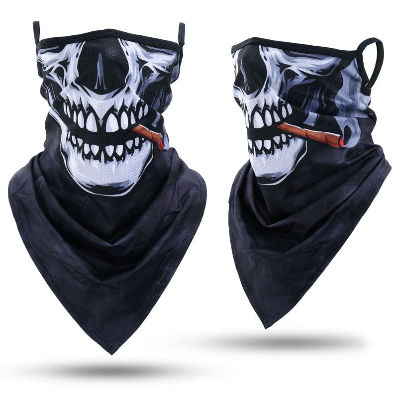 Outdoor Bandana Triangle Face Mask With Hanging Ears