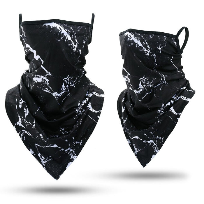 Outdoor Bandana Triangle Face Mask With Hanging Ears