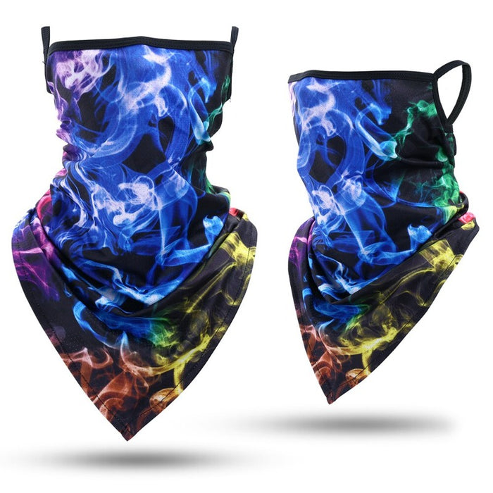 Outdoor Bandana Triangle Face Mask With Hanging Ears