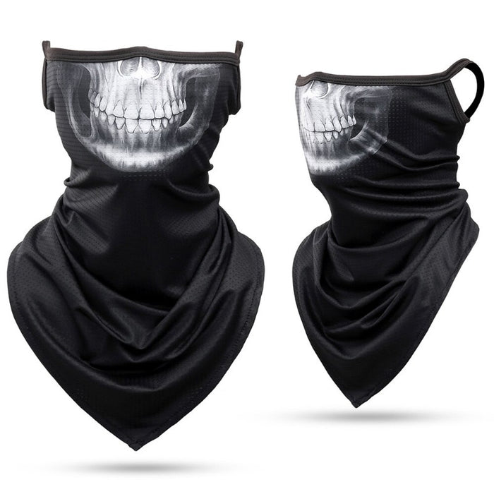 Summer Bandana Triangle Face Mask With Hanging Ears