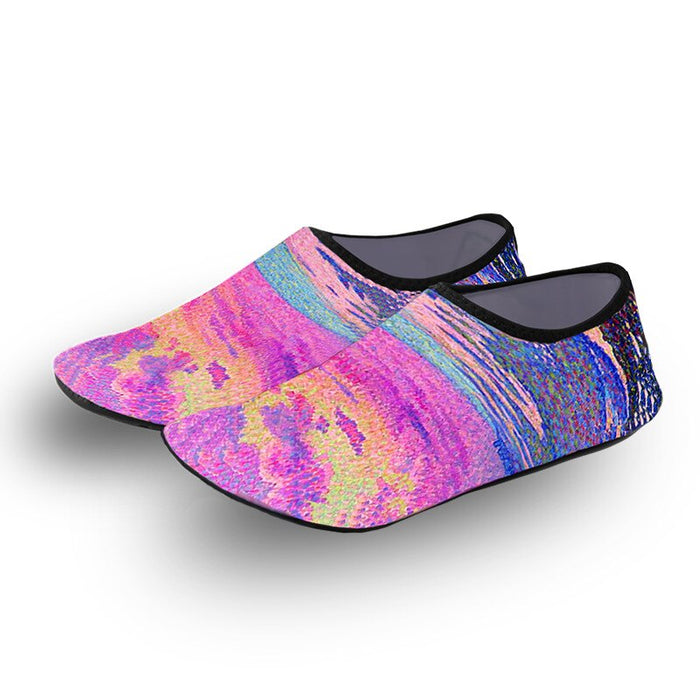 Printed Thin Multi Prints Anti Slip Upstream Shoes