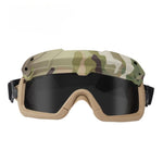 Tactical Windproof Anti Fog Hiking Goggles
