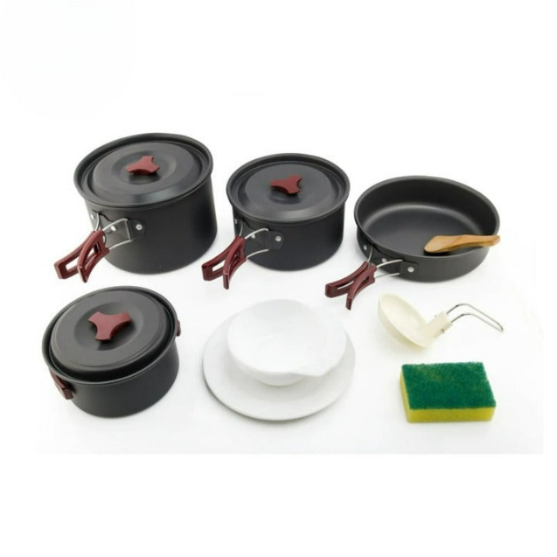 Camping Tableware Outdoor Cooking Set With Plates
