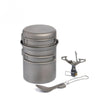 Camping Cookware Set With Stove