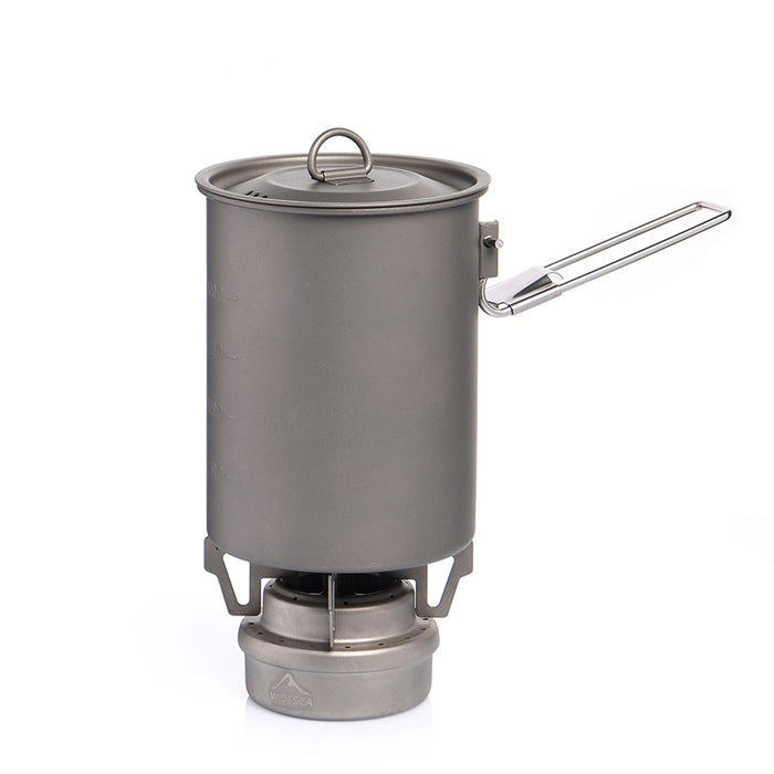 Titanium Pot With Handle For Picnic