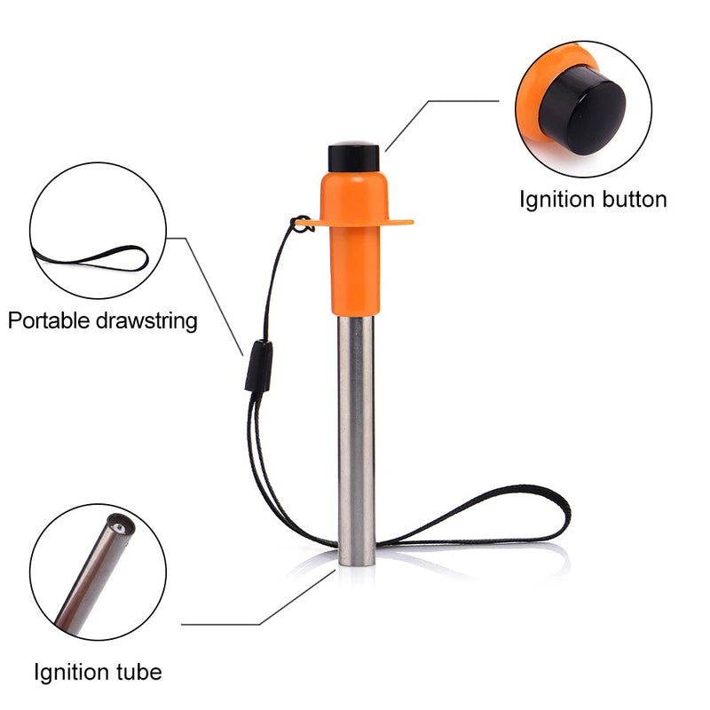 Portable Lighter With Pulse Ignition For Burner