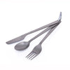 Titanium Spoon Fork And Knife For Camping