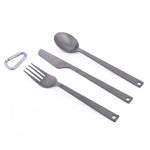 Titanium Spoon Fork And Knife For Camping