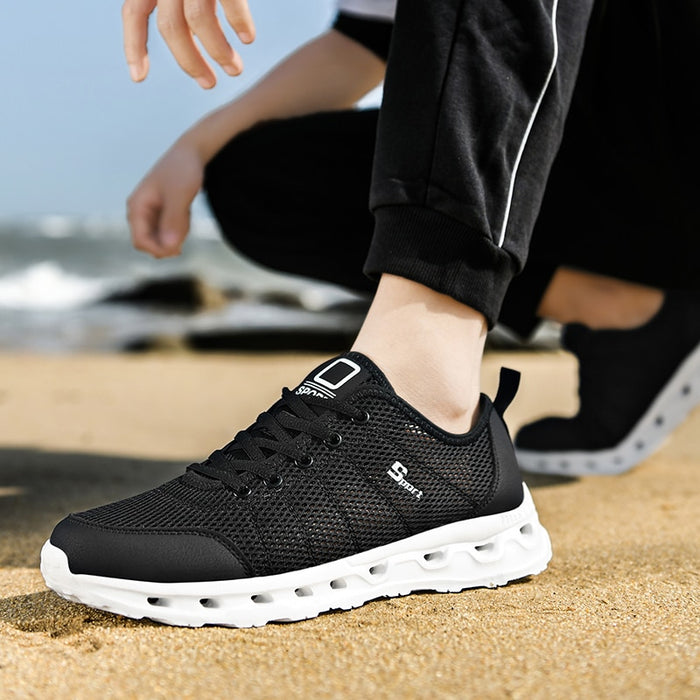 Men Aqua Outdoor Breathable Beach Upstream Shoes